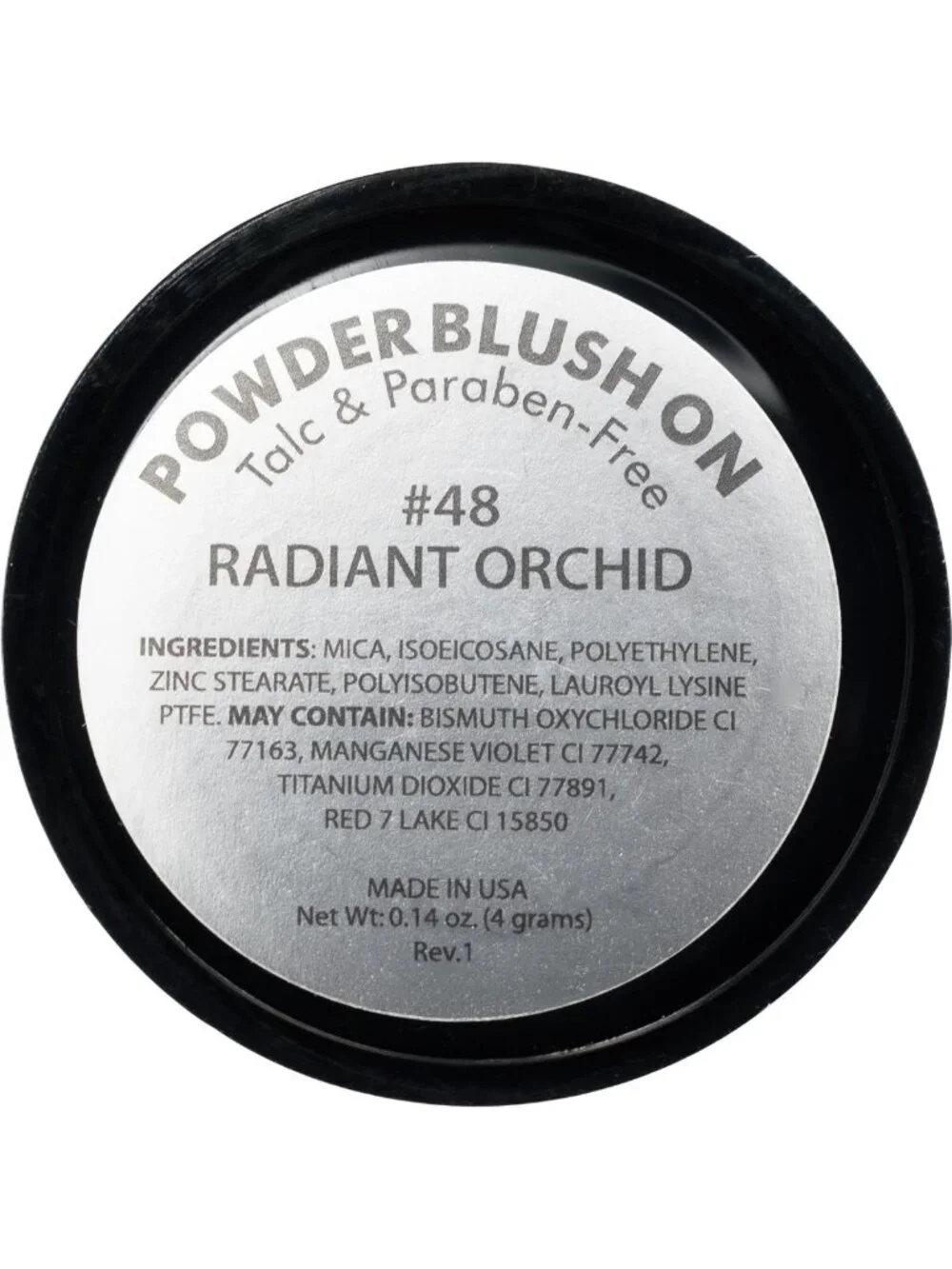 Vegan Radiant Orchid Blush Powder - Talc & Paraben Free, Cruelty-Free Makeup